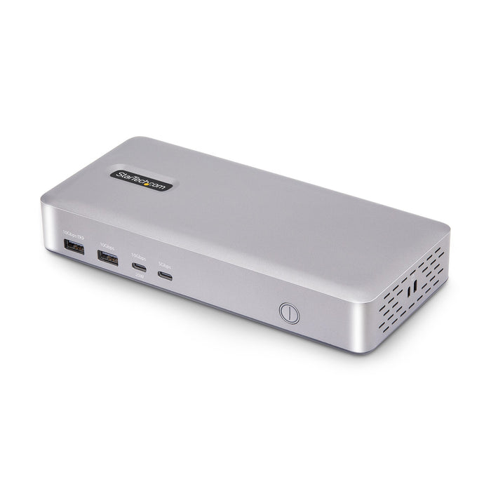 StarTech.com USB4 Docking Station, USB-C 40Gbps, Dual Video HDMI, Up to 2x 4K 60Hz 4:4:4 (RGB) or 2x 4K 120Hz 4:2:2, Multi-Monitor Dock, 6x USB, 2.5GbE, 100W PD