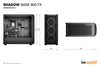 be quiet! Shadow Base 800 FX Black ARGB Midi Tower PC Case Black | Liquid Cooling Support