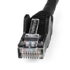 StarTech.com 50cm CAT6 Ethernet Cable - LSZH (Low Smoke Zero Halogen) - 10 Gigabit 650MHz 100W PoE RJ45 10GbE UTP Network Patch Cord Snagless with Strain Relief - Black, CAT 6, ETL Verified, 24AWG