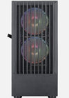 Front view of GTR Trinity gaming PC with ARGB lighting

