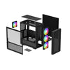 DeepCool CH560 ARGB Midi Tower PC Case Black | Liquid Cooling Support