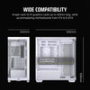 Corsair 3500X Midi Tower PC Case White | Liquid Cooling Support