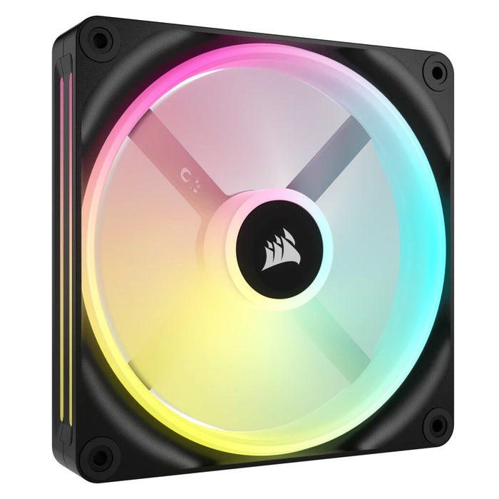 Corsair iCUE LINK QX140 2 Pack Case Fan | 140mm 2000 RPM 82.5 CFM PWM RGB Magnetic levitation bearing Black