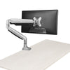 StarTech Desk Mount Monitor Arm - Heavy Duty Ergonomic VESA Monitor Arm - Single 9kg Display - Full Motion, Height Adjustable, Articulating - Aluminum - C-Clamp/Grommet - Silver
