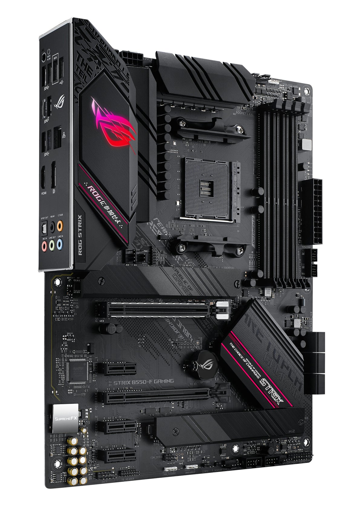 ASUS ROG STRIX B550-F GAMING ATX AMD Motherboard | AM4 Socket - 4 x DDR4 Memory Slots