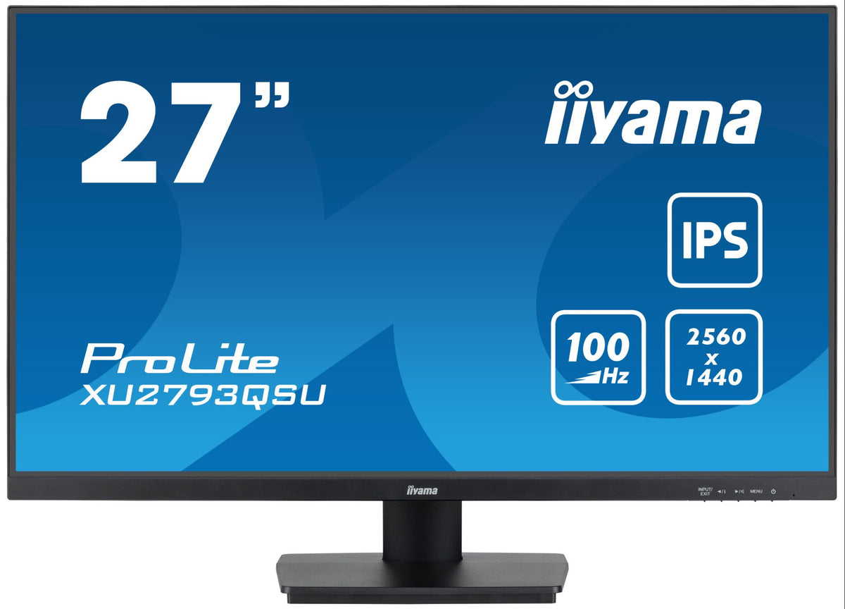 iiyama ProLite XU2793QSU-B6 computer monitor 68.6 cm (27") 2560 x 1440 pixels Wide Quad HD LED Black