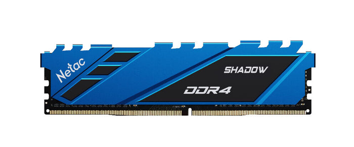 Netac Shadow Blue 16 GB (1x16 GB) DDR4 3200 MHz Memory Kit | Heatsink