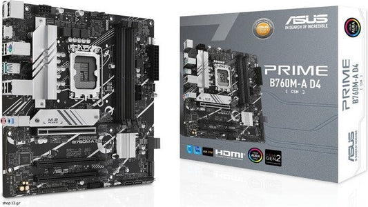 ASUS PRIME B760M-A D4-CSM Intel B760 LGA 1700 micro ATX