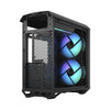 Fractal Design Torrent Compact ARGB Tower PC Case Black | Liquid Cooling Support