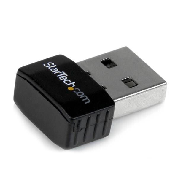 StarTech USB 2.0 300 Mbps Mini Wireless-N Network Adapter - 802.11n 2T2R WiFi Adapter