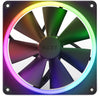 NZXT F140 RGB Case Fan | 140mm 1800 RPM 24.85 CFM RGB Fluid Dynamic Bearing (FDB) Black