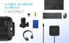 i-tec USB-C HDMI DP Docking Station with Power Delivery 65W + Universal Charger 77 W