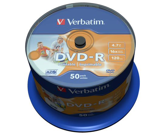 Verbatim Blank DVD 43533 blank DVD 4.7 GB DVD-R 50 pc(s)