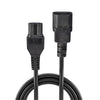 Lindy 2m IEC C14 to IEC C15 Extension Cable