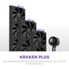 NZXT Kraken Plus 360 Processor All-in-one liquid cooler 12 cm Black