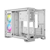 Corsair 2500X RGB Micro Tower PC Case White | Liquid Cooling Support