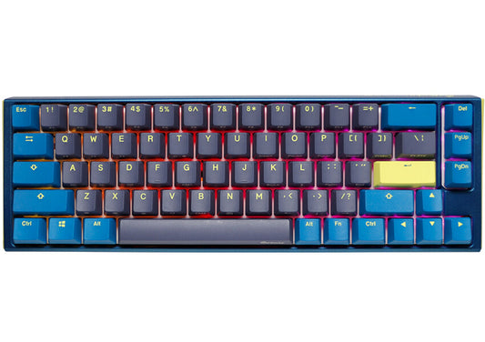 Ducky One3 Daybreak SF keyboard USB UK English Blue, Grey, Yellow