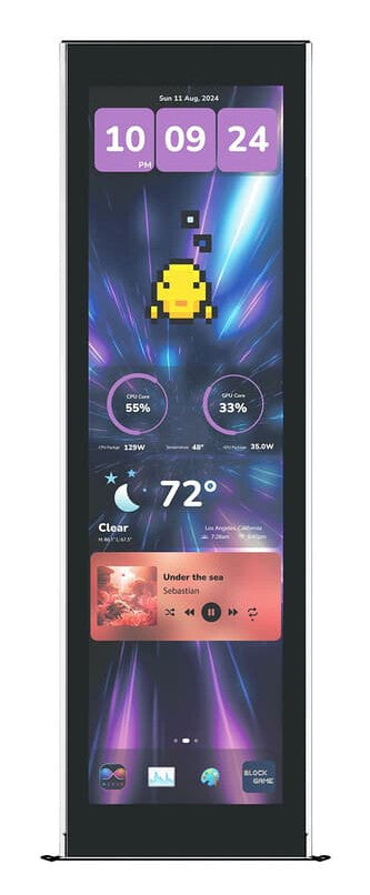 HYTE ACC- -LK-Y7TTI-BB computer case part Midi Tower Display