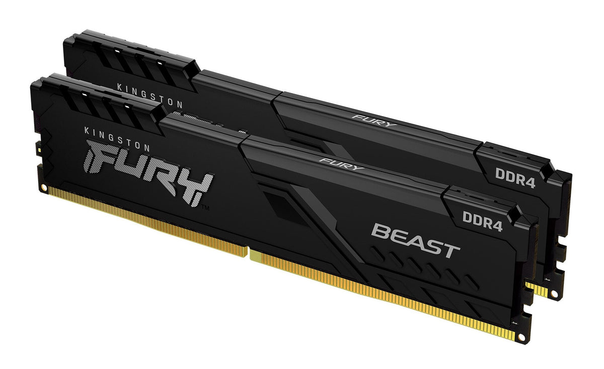 Kingston Technology FURY 32GB 3200MT/s DDR4 CL16 DIMM (Kit of 2) 1Gx8 Beast Black