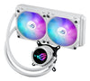 ASUS ROG Strix LC III 240 ARGB White Edition AIO Liquid Cooler | 240mm 2800 RPM 70.38 CFM PWM RGB White