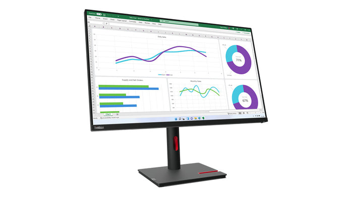 Lenovo ThinkVision T32h-30 32" Quad HD Monitor | 2560 x 1440 60Hz USB-C HDMI DP