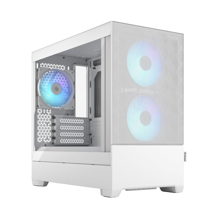 Fractal Design Pop Mini Air RGB Mini Tower PC Case White | Liquid Cooling Support