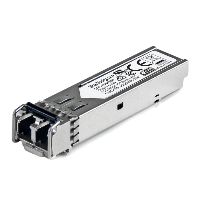 StarTech MSA Compliant SFP Transceiver Module - 100BASE-FX~MSA Uncoded SFP Module - 100BASE-FX - 100MbE Multi Mode Fiber (MMF) Optic Transceiver - 100Mb Ethernet SFP - LC 2km - 1310nm - DDM