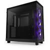 NZXT H6 Air Flow RGB Midi Tower PC Case Black | Liquid Cooling Support