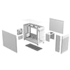 ASUS AP201 ASUS PRIME CASE TG WHITE Mini Tower PC Case White | Liquid Cooling Support