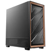 Antec FLUX SE Midi Tower PC Case Black, Wood | Liquid Cooling Support