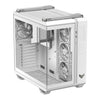 ASUS TUF GAMING GT502 Horizon TG ARGB White Midi Tower PC Case White | Liquid Cooling Support