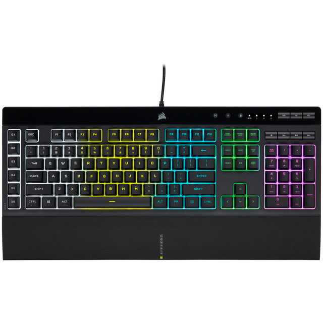 Corsair K55 RGB PRO Mechanical Gaming Keyboard | Wired, QWERTY, Black, Backlit