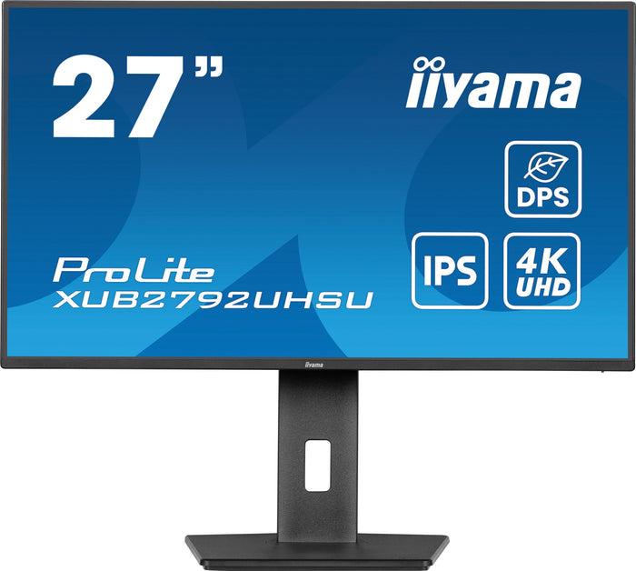 iiyama ProLite XUB2792UHSU-B6 27" 4K Ultra HD Monitor | 3840 x 2160 60Hz USB-C HDMI DP