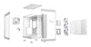 be quiet! LIGHT BASE 600 LX White ARGB Midi Tower PC Case White | Liquid Cooling Support