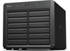 Synology DX1222 12-Bay Desktop Disk Array | HDD & SSD, 192 TB Total, Hot-Swap, Black, 12 drives installed