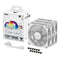 ASUS TUF GAMING TR120 ARGB 3IN1 White Cooler | 120mm 2000 RPM 77.4 CFM RGB Hydraulic Bearing White