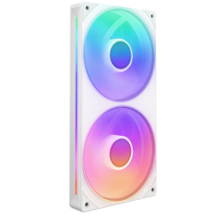 NZXT RF-U24HF-W1 Case Fan | 2400 RPM 75.12 CFM RGB Fluid Dynamic Bearing (FDB) White