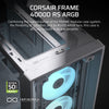 Corsair FRAME 4000D RS ARGB Midi Tower PC Case White | Liquid Cooling Support