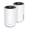 TP-LINK AXE5400 Tri-Band Mesh Wi-Fi 6E System Tri-band Wi-Fi 6 Mesh System | 2-Pack, White