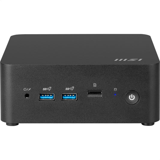 MSI Cubi NUC 1M Intel Core 5 120U Desktop PC, NUC, SFF, Mini Computer, HTPC, (8GB RAM, 512GB Storage, Windows 11 PRO), Intel Graphics/DDR5/Dual ThunderBolt 4/Dual HDMI/Dual LAN/WiFi 6E/BT 5.3/VESA