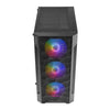 Antec NX260 ARGB Midi Tower PC Case Black | Liquid Cooling Support