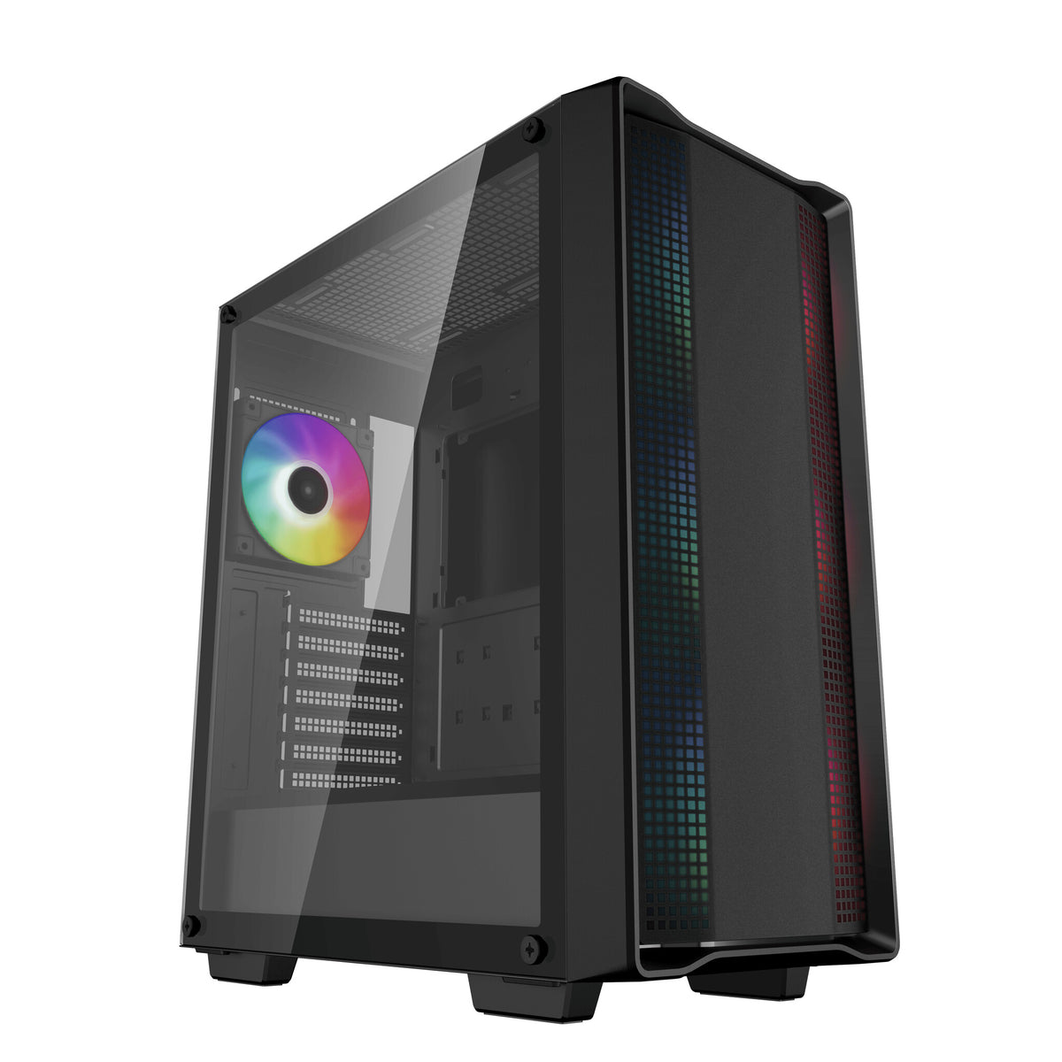 DeepCool CC560 ARGB V2 Midi Tower PC Case Black | Liquid Cooling Support