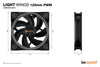 be quiet! Light Wings Fan | 120mm 1700 RPM 41.51 CFM PWM RGB Rifle bearing Black