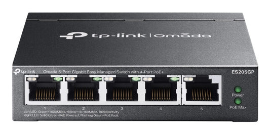 TP-Link Omada 5-Port Gigabit Easy Managed Switch with 4-Port PoE+