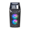 Cooler Master TD300 ARGB Mini Tower PC Case Black | Liquid Cooling Support