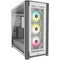 Corsair iCUE 5000X RGB Midi Tower PC Case White | Liquid Cooling Support