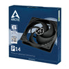 ARCTIC P14 ? Pressure-optimised Fan | 140mm 1700 RPM 72.8 CFM Fluid Dynamic Bearing (FDB) Black