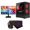 GTR Gaming Infinity PC Bundle | AMD Ryzen 5 5600 | NVIDIA RTX 5060 Ti 8GB | 1TB NVMe Gen4 SSD | 16GB DDR4 3200MHz RAM | 650W PSU | Windows 11 Home | WiFi | Gaming Keyboard, Mouse & Headset