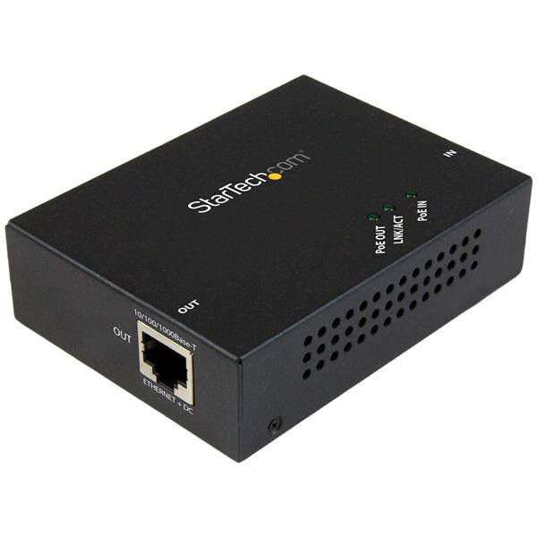 StarTech POEEXT1GAT Repeater | 2000 Mbit/s Black