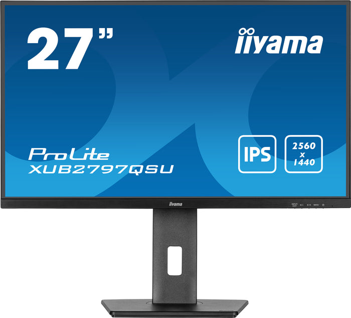iiyama ProLite XUB2797QSU-B1 27" Wide Quad HD Monitor | 2560 x 1440 110Hz 1ms HDMI DP